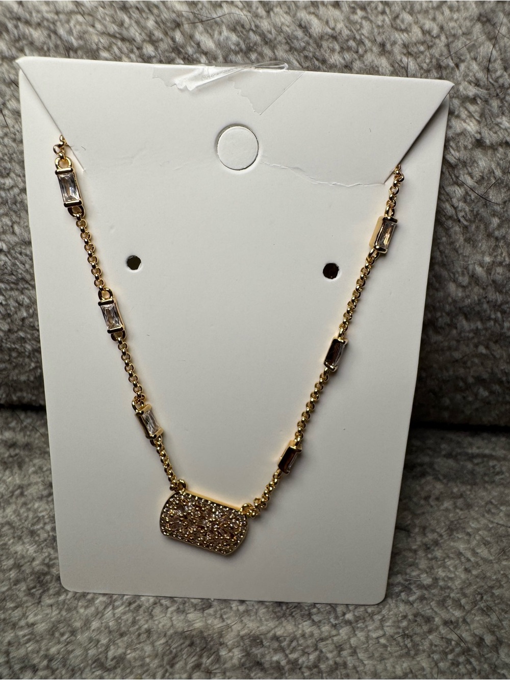 Gold necklace